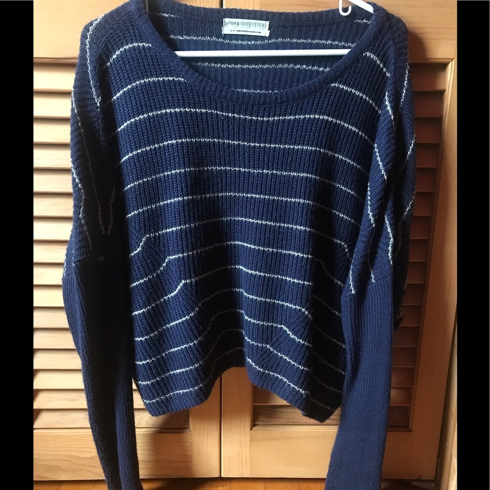Urban Outfitters Indigo Striped Sweater Small
